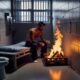 Detenuto appicca incendio in cella a Secondigliano