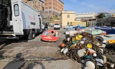 Torre del Greco, bonifica al porto: recuperate sei tonnellate di rifiuti dai fondali