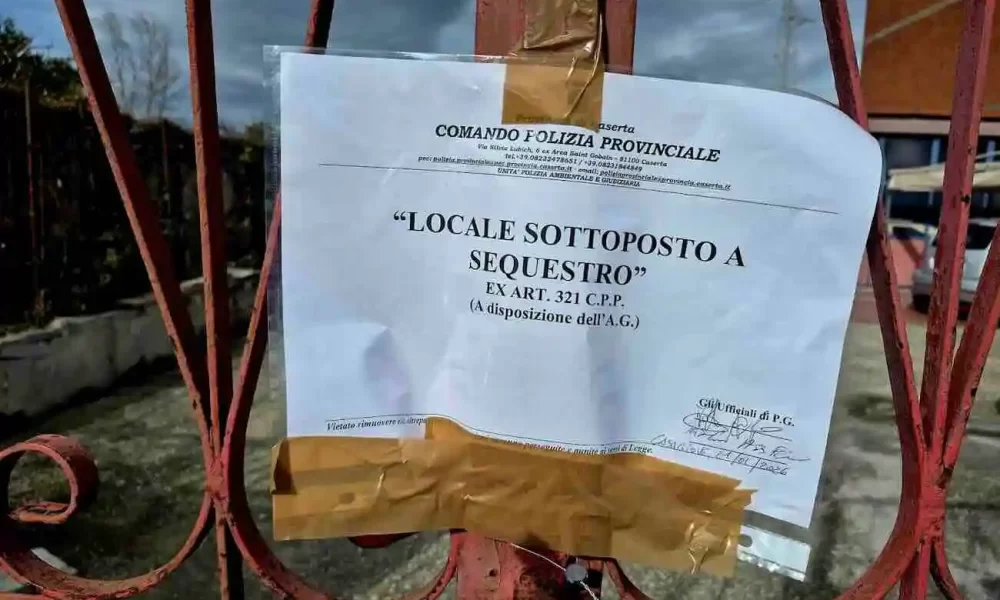 Casagiove, blitz nella Terra dei Fuochi: sequestrata carrozzeria abusiva di 700 metri quadri