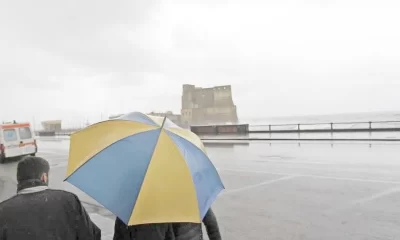 Allerta gialla prorogata in Campania, maltempo in estensione: a rischio tutta la costa