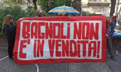 Bagnoli, scatta la rivolta contro i cantieri dell’America’s Cup: bloccata via Diocleziano