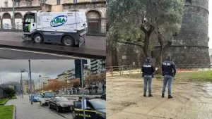 Napoli, smantellate le baracche dei clochard alle Torri Aragonesi