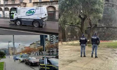 Napoli, smantellate le baracche dei clochard alle Torri Aragonesi