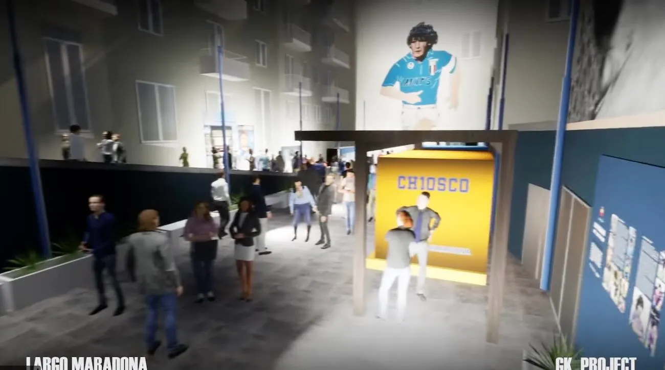 Largo Maradona si trasforma: il progetto GK10 per una piazza-museo che celebra la leggenda del Pibe coinvolge la comunità.