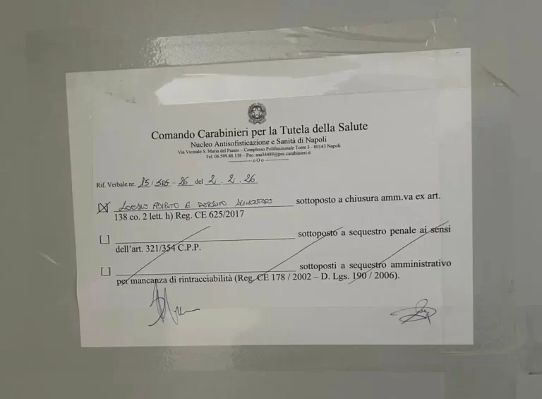 Mensa dell’ospedale Maresca chiusa dai NAS