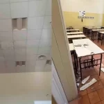 Crollano pannelli al liceo Genovesi di Napoli, studenti in preda al panico