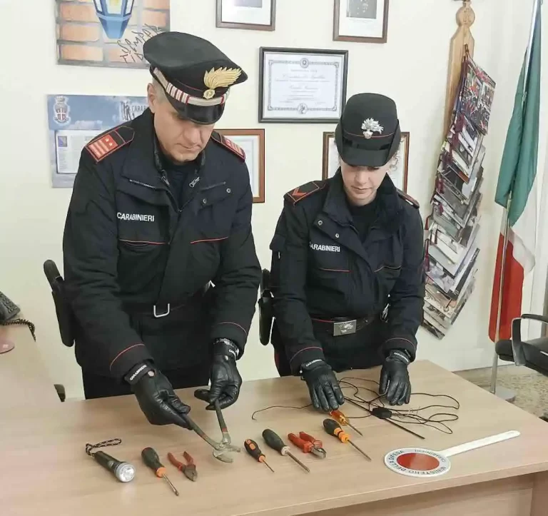 Arrestata banda di georgiani in trasferta da Napoli a Cassino per furti programmati