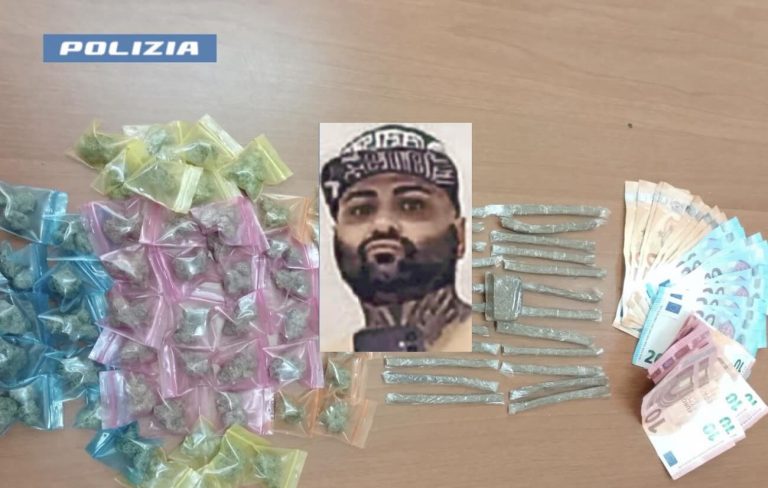 Droga nel sottoscala a San Pietro a Patierno: arrestato un 46enne grazie al fiuto del cane poliziotto