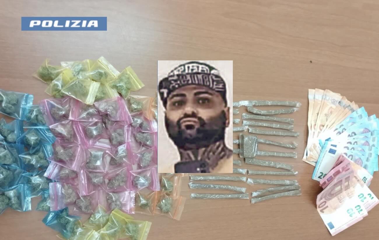 Droga nel sottoscala a San Pietro a Patierno: arrestato un 46enne grazie al fiuto del cane poliziotto