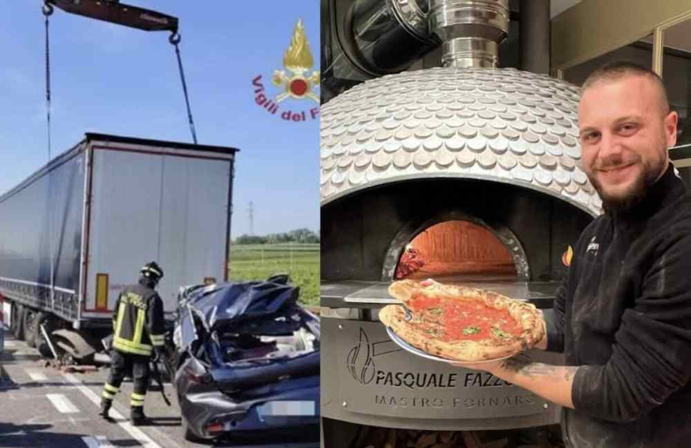 Tragedia sull’Autobrennero: muore il pizzaiolo Matteo Buoninconti di Stabia