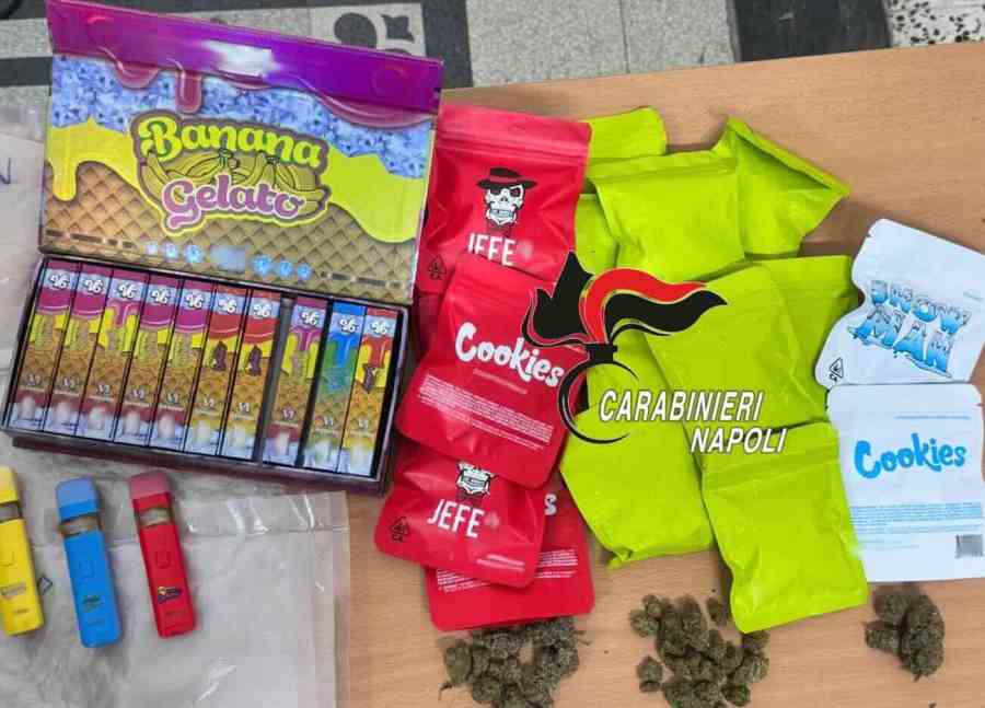 Porta Nolana, spaccio innovativo: hashish camuffato in biscotti, marijuana per svapo