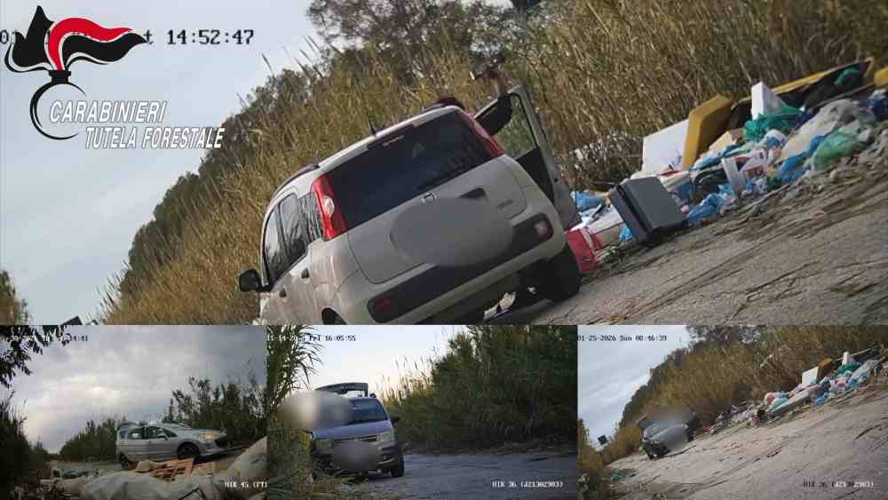 Giugliano, sversamento illecito di rifiuti: 21 denunciati grazie alle telecamere