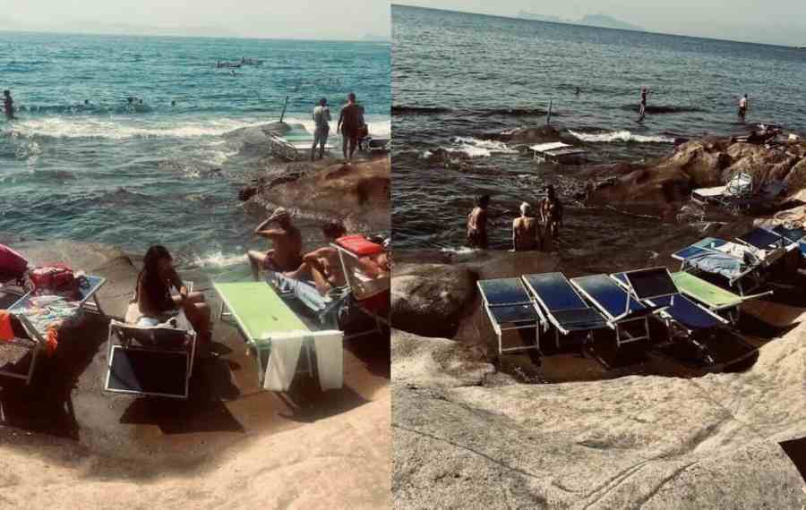 Marechiaro, abusivismo in spiaggia: lettini e bar non autorizzati, avviate indagini