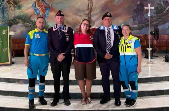 Giugliano, messa in onore delle sezioni ANC: benedizione per Calvizzano e Giugliano