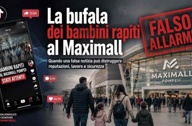 False notizie al Maximall: l’impatto della bufala sui più vulnerabili e sulla comunità