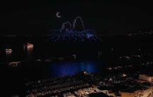 Capri celebra la notte di San Lorenzo con uno spettacolo luminoso di 500 droni