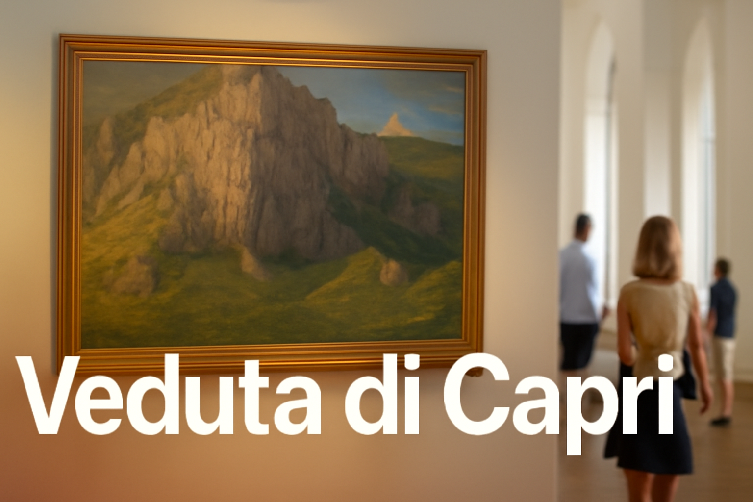 Luce sulla Certosa di Capri: l’Hackert omaggia la ‘Veduta del Monte Solaro’ dalla Reggia