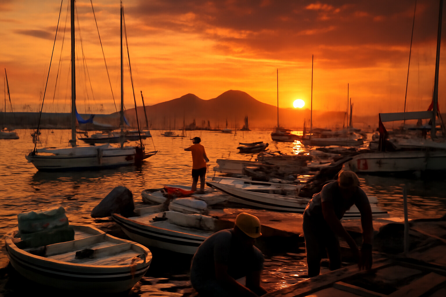 America’s Cup a Napoli: armatori e soccorsi in attesa al porto