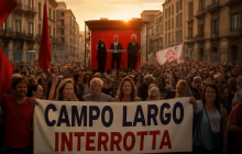 Mobilitazione a rischio a Napoli: tensioni interne nella sinistra fermano la manifestazione di Campo Largo