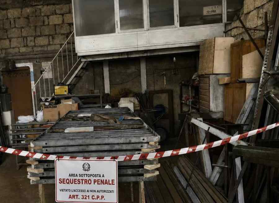 Casoria, operazione antiabusivismo: 12mila euro di multe e sigilli nel distretto industriale