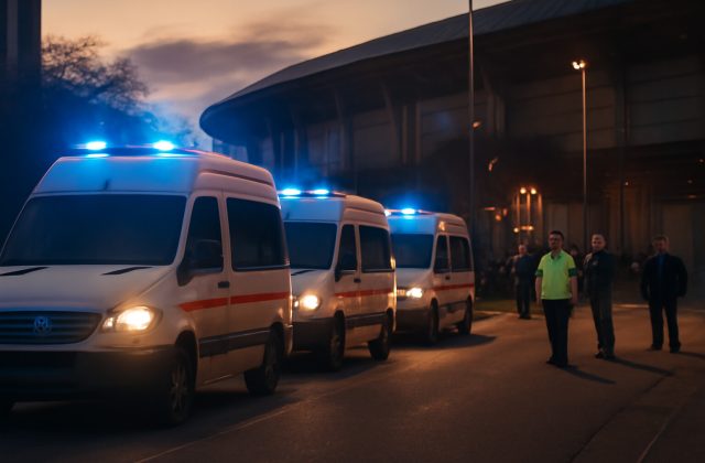Cittadini a Napoli chiedono maggiori informazioni e una mappa per il trasporto delle ambulanze durante la partita.