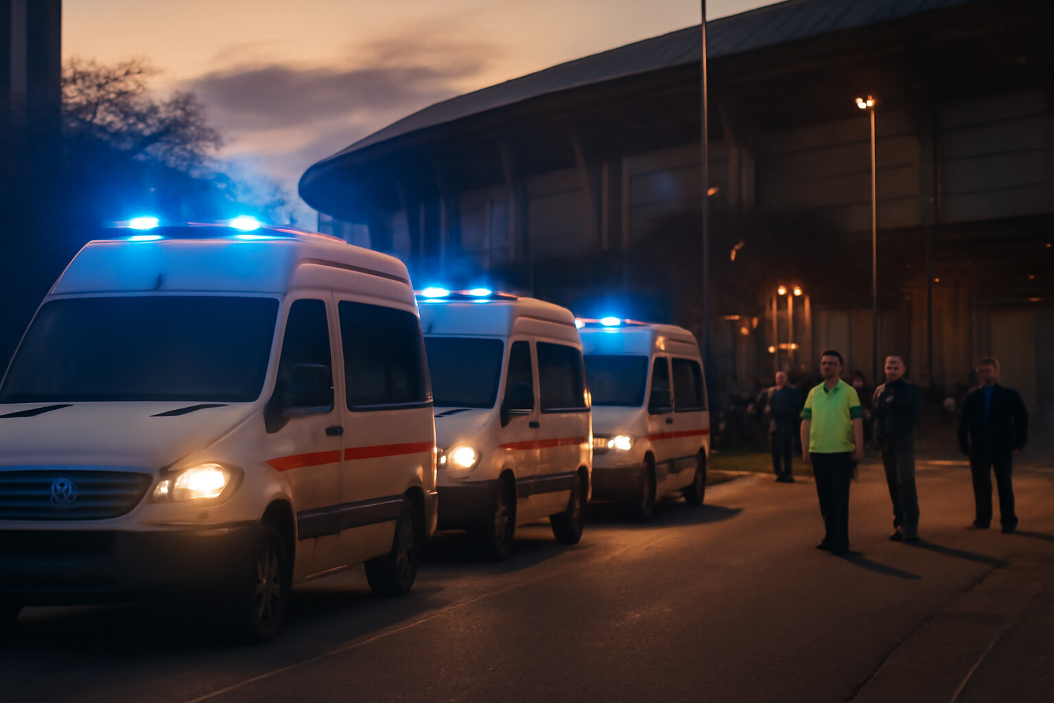 Cittadini a Napoli chiedono maggiori informazioni e una mappa per il trasporto delle ambulanze durante la partita.