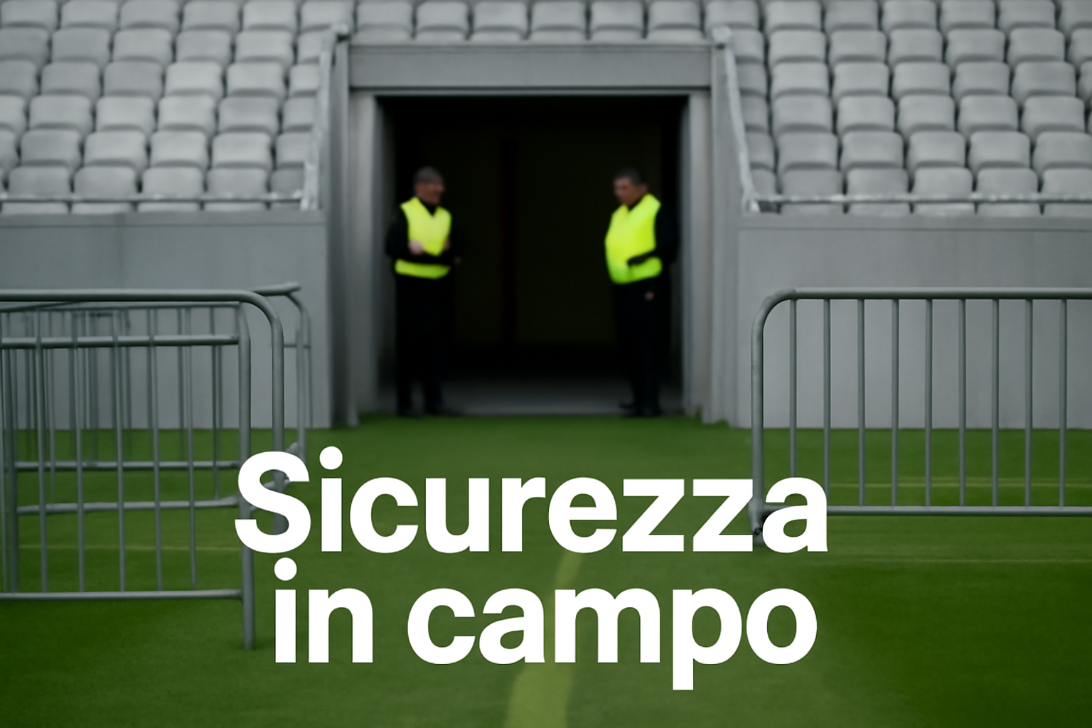 Sicurezza negli stadi: il rischio di incidenti dopo una esultanza finita nel tunnel.